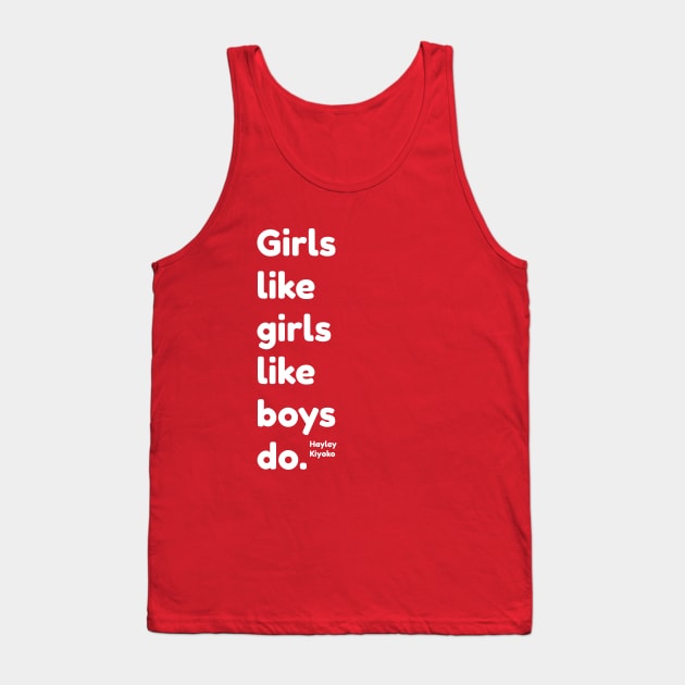 Girls like girls Hailey Kiyoko Tank Top by MairlaStore